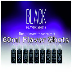 Black 60ml Flavor Shots
